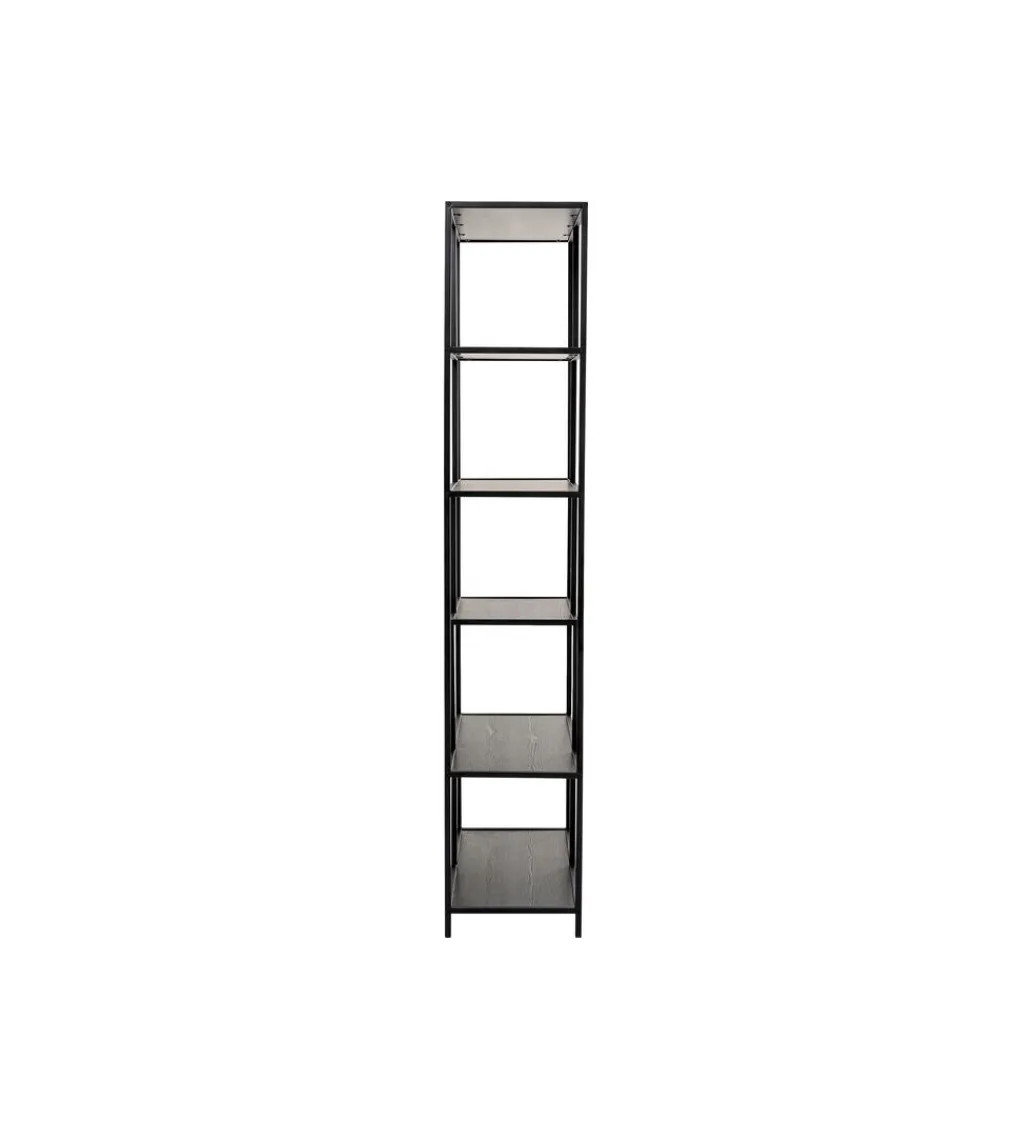 KARE Regał LOFTIE 77 x 185 cm czarny