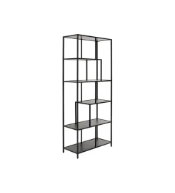 KARE Regał LOFTIE 77 x 185 cm czarny