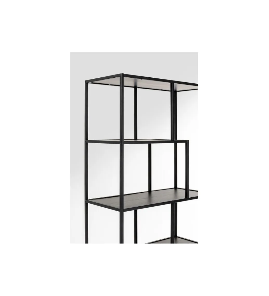 KARE Regał LOFTIE 77 x 185 cm czarny