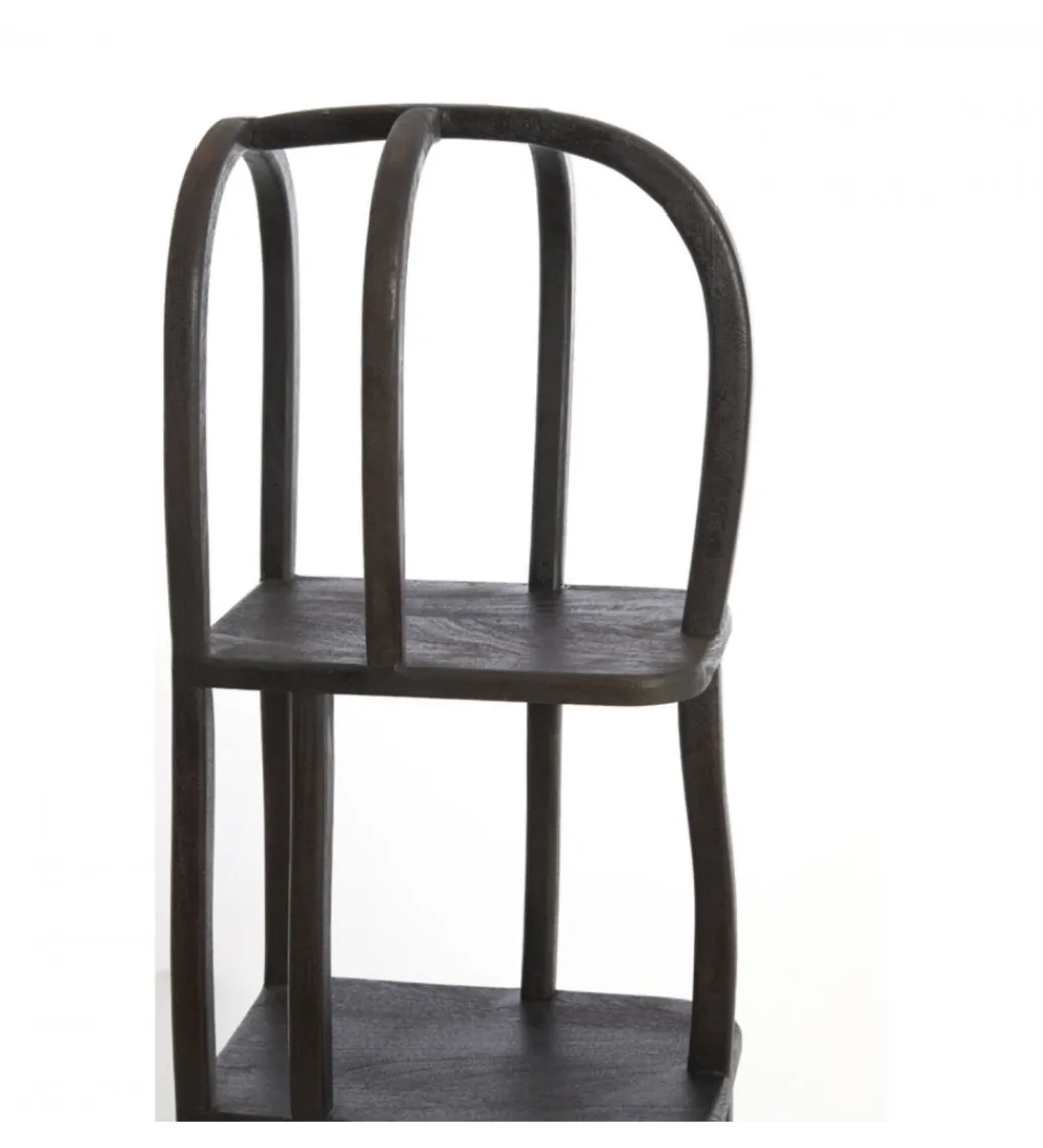 L&L Regał LOWE 175 cm czarny