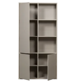 WOOOD Regał MEGGY 108 cm drewno sosny szary lewostronny