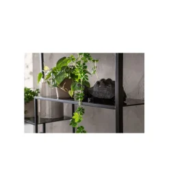 KARE Regał metalowy Loft 195 cm x 115 cm czarny