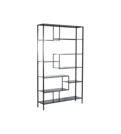 KARE Regał metalowy Loft 195 cm x 115 cm czarny
