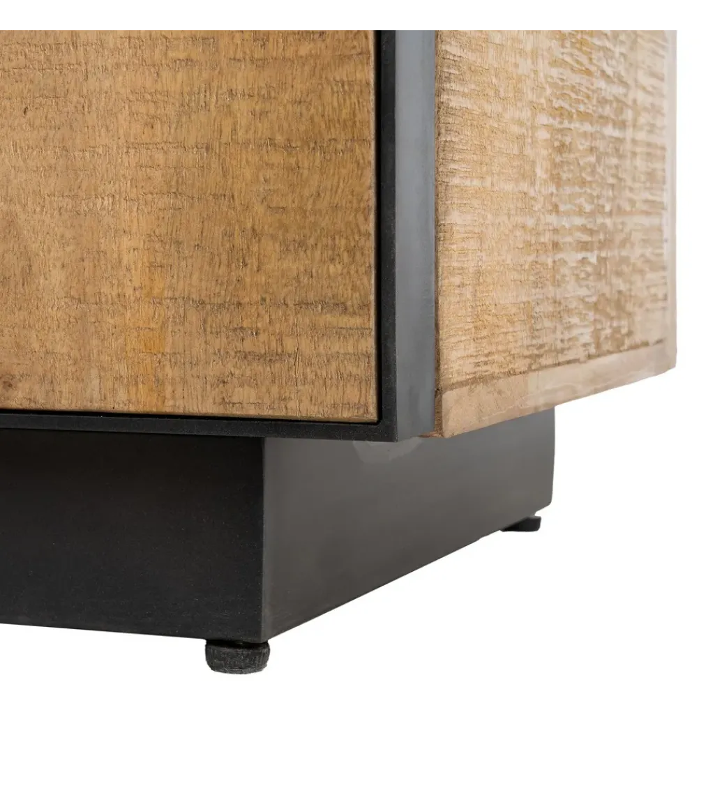 Zona-Design Regał OHIO 181 cm drewno mango naturalne