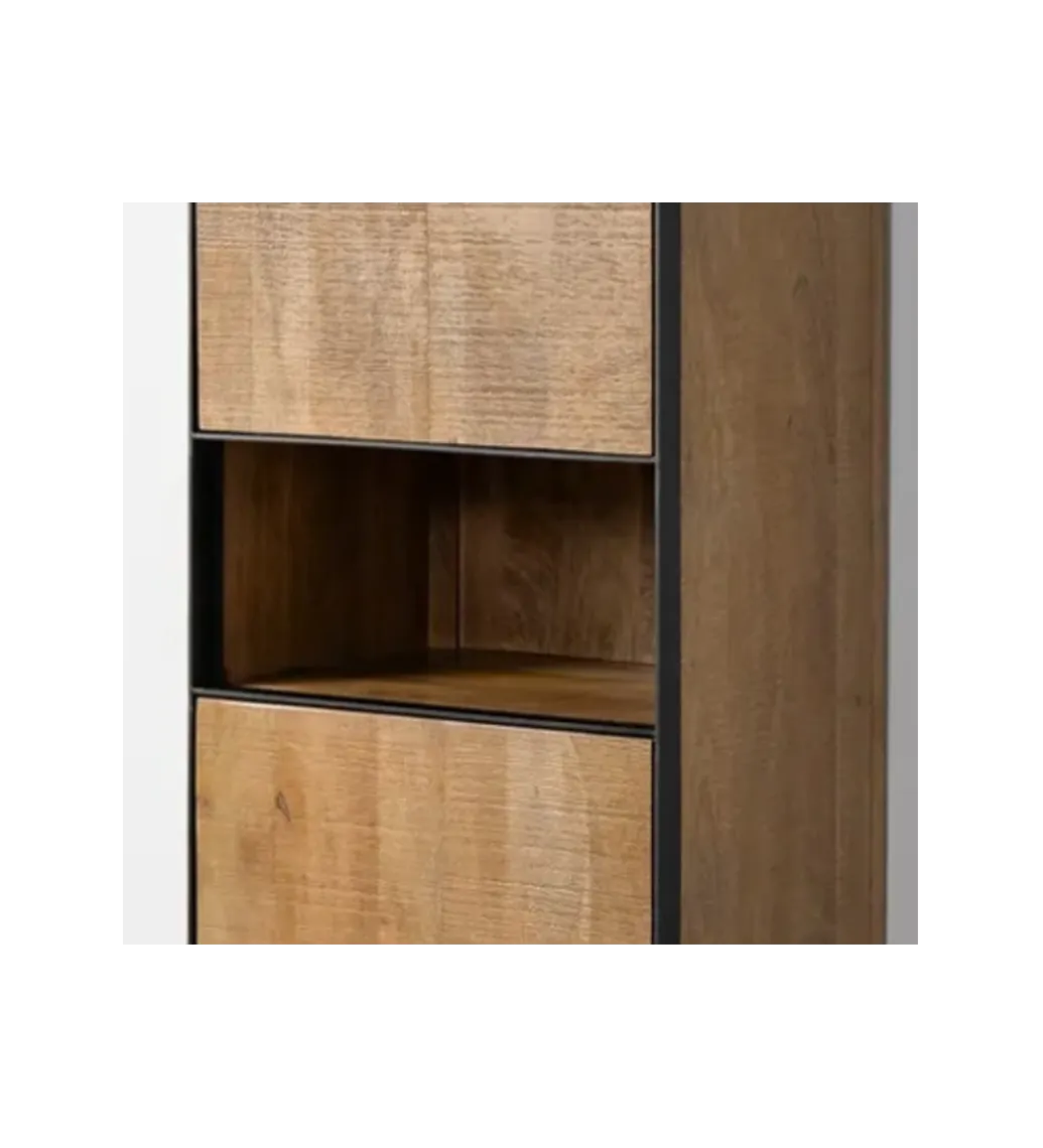 Zona-Design Regał OHIO 181 cm drewno mango naturalne
