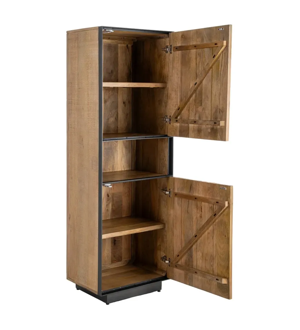 Zona-Design Regał OHIO 181 cm drewno mango naturalne