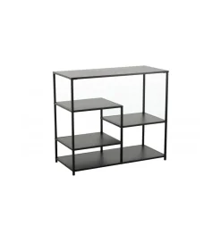 Invicta Interior Regał OLIMPIA 90 cm czarny