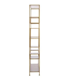 L&L Regał REZINA 205 cm antyczny brąz