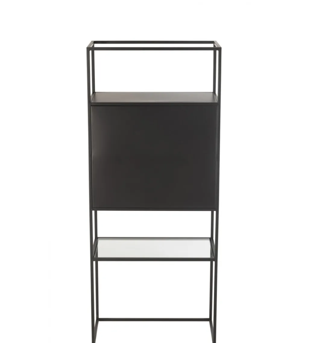J-Line Regał Square 55 cm czarny