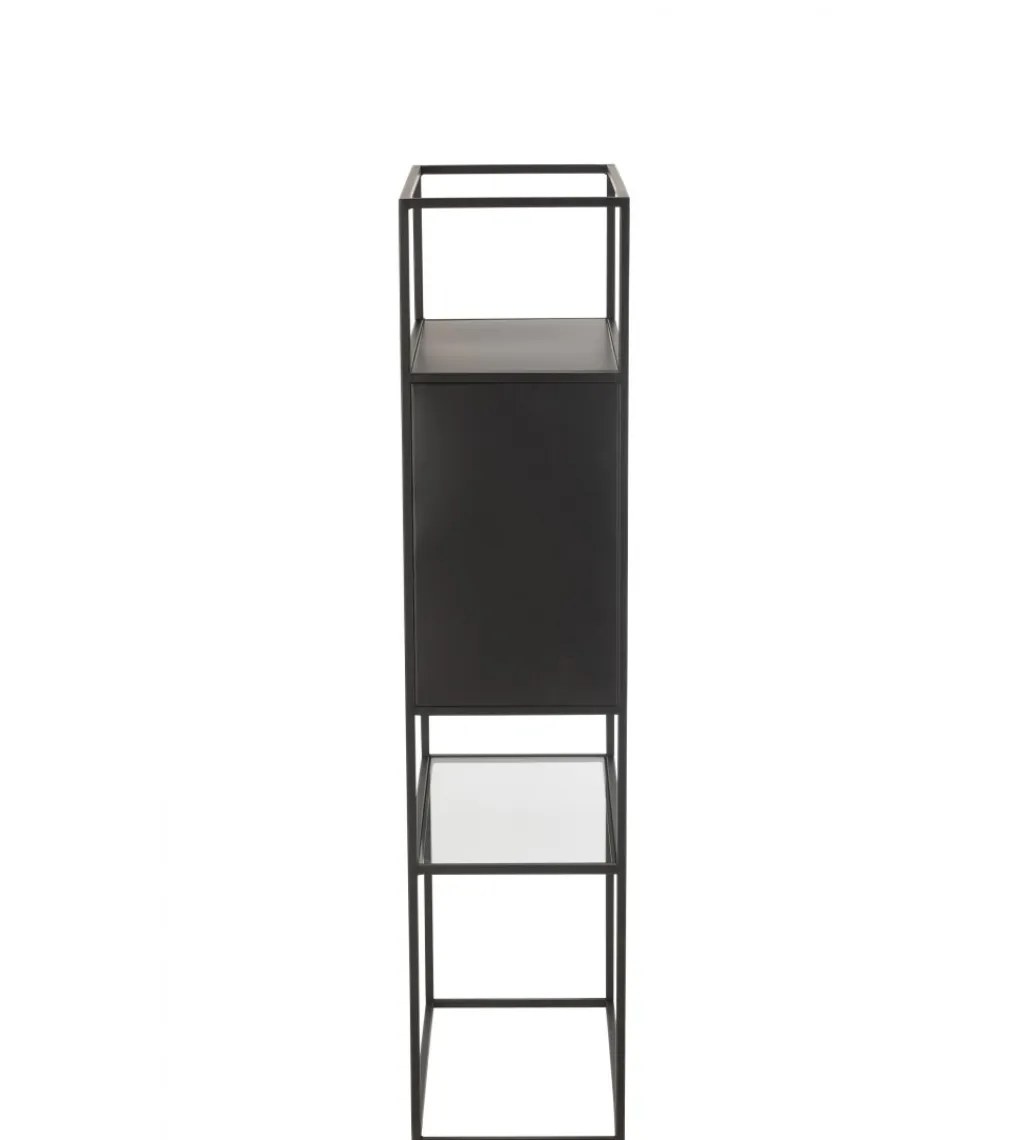 J-Line Regał Square 55 cm czarny
