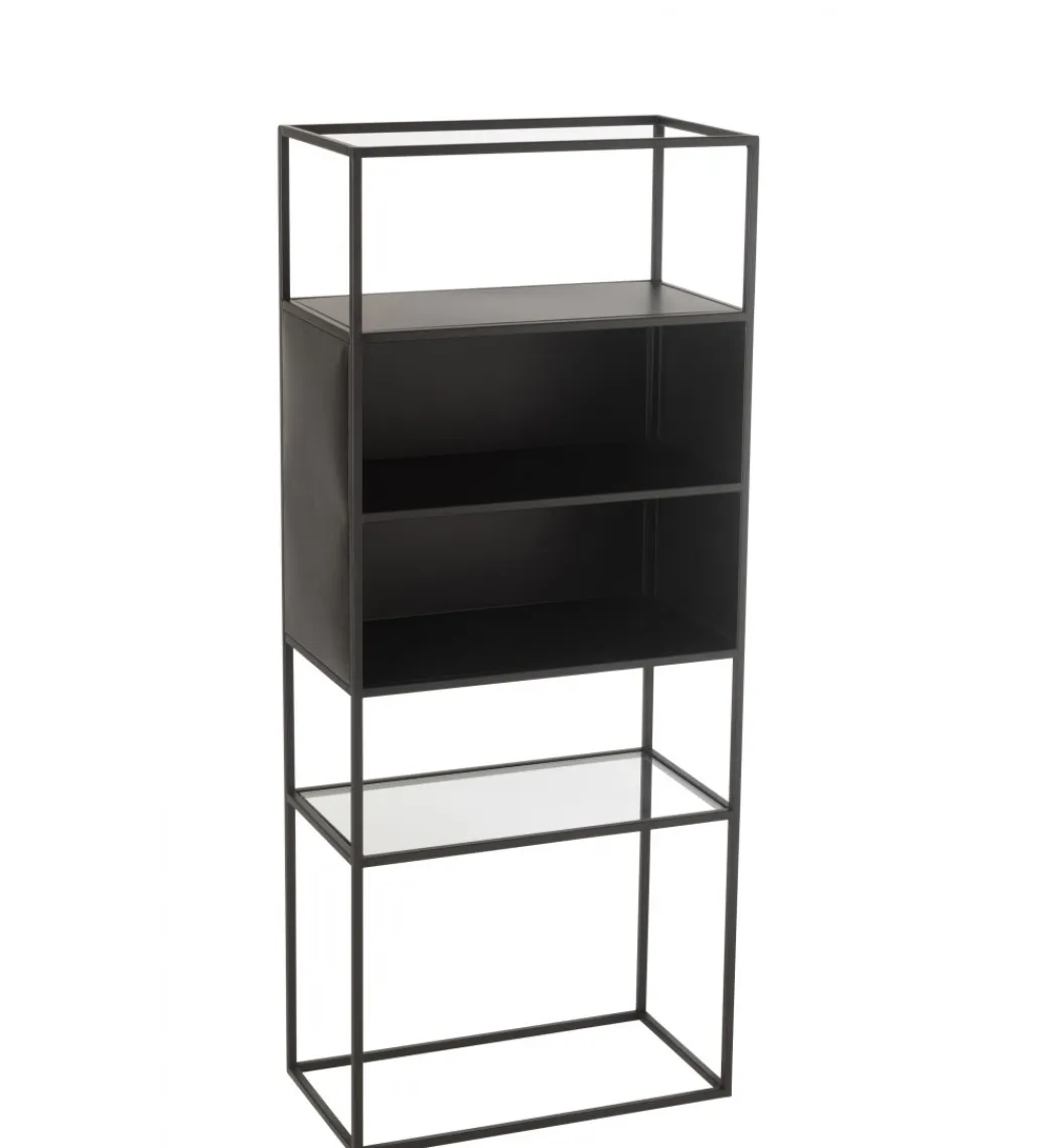 J-Line Regał Square 55 cm czarny