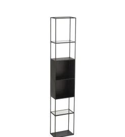 J-Line Regał Square 25 cm czarny