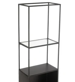 J-Line Regał Square 25 cm czarny