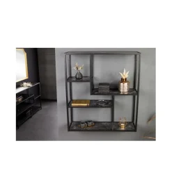 Invicta Interior Regał wiszący FONTERA 75 cm w optyce marmuru