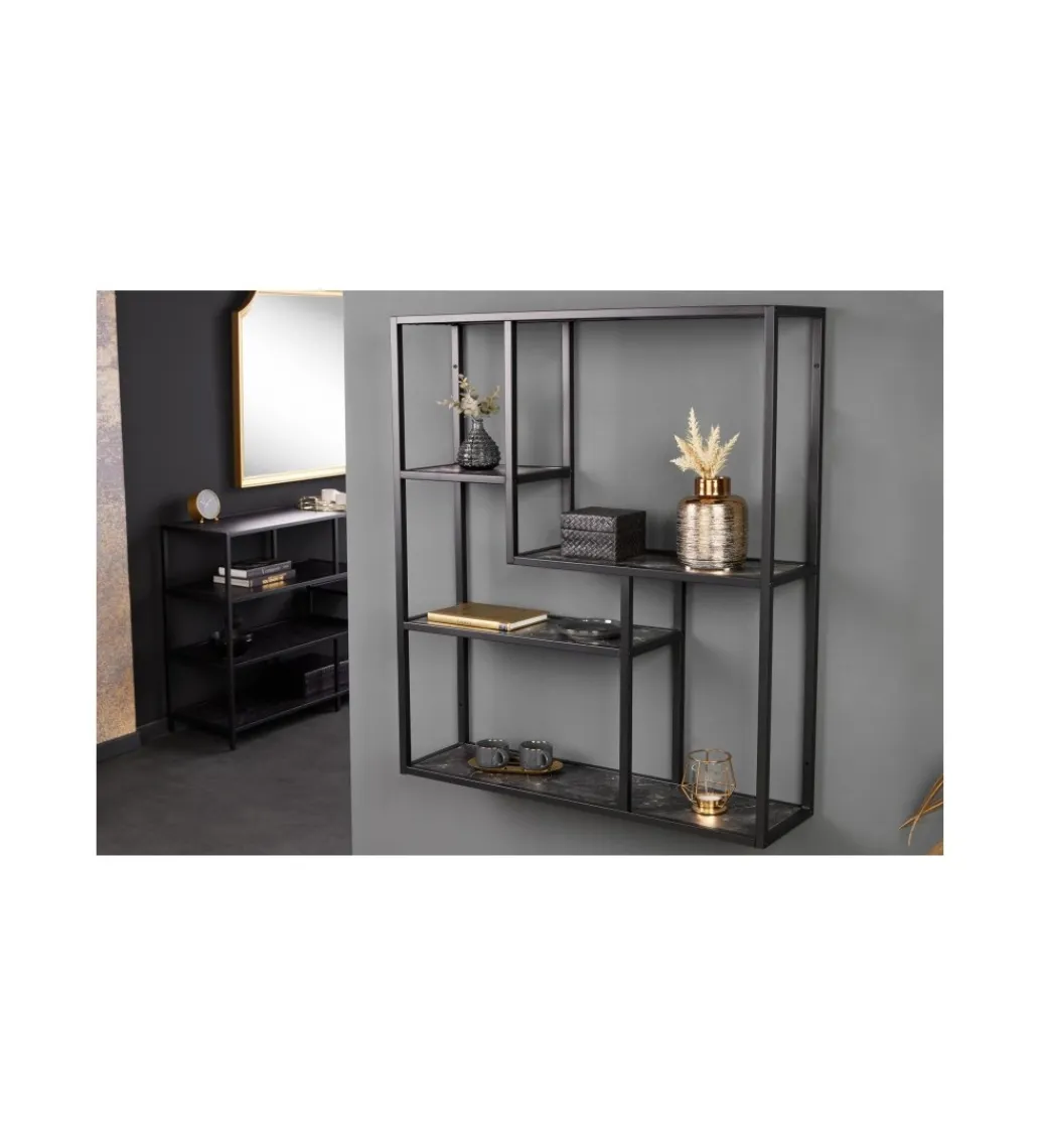 Invicta Interior Regał wiszący FONTERA 75 cm w optyce marmuru