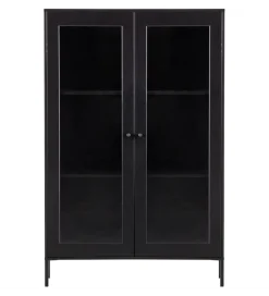 WOOOD Regał XAM 155 cm drewno sosny czarny
