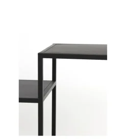 L&L Regał YVANA 200 cm czarny matt