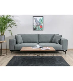 Comforteo Sofa ARIELLE Chesterfield 205 cm zielona