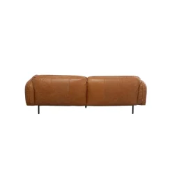KDesign Sofa CALGARY 228 cm skórzana brązowa