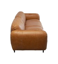 KDesign Sofa CALGARY 228 cm skórzana brązowa