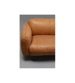 KDesign Sofa CALGARY 228 cm skórzana brązowa