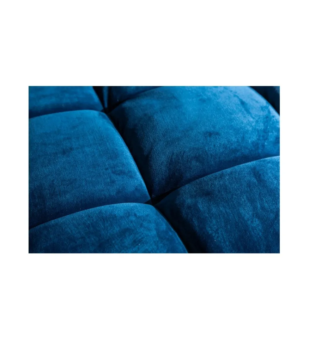 Invicta Interior Sofa CANIS velvet 220 cm aqua velvet