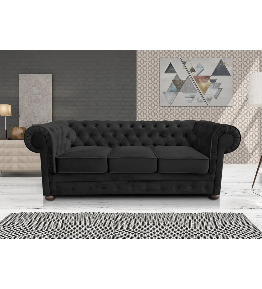 Zona-Design Sofa Chesterfield BAROZZI Modern Barock Clasic z funkcją spania