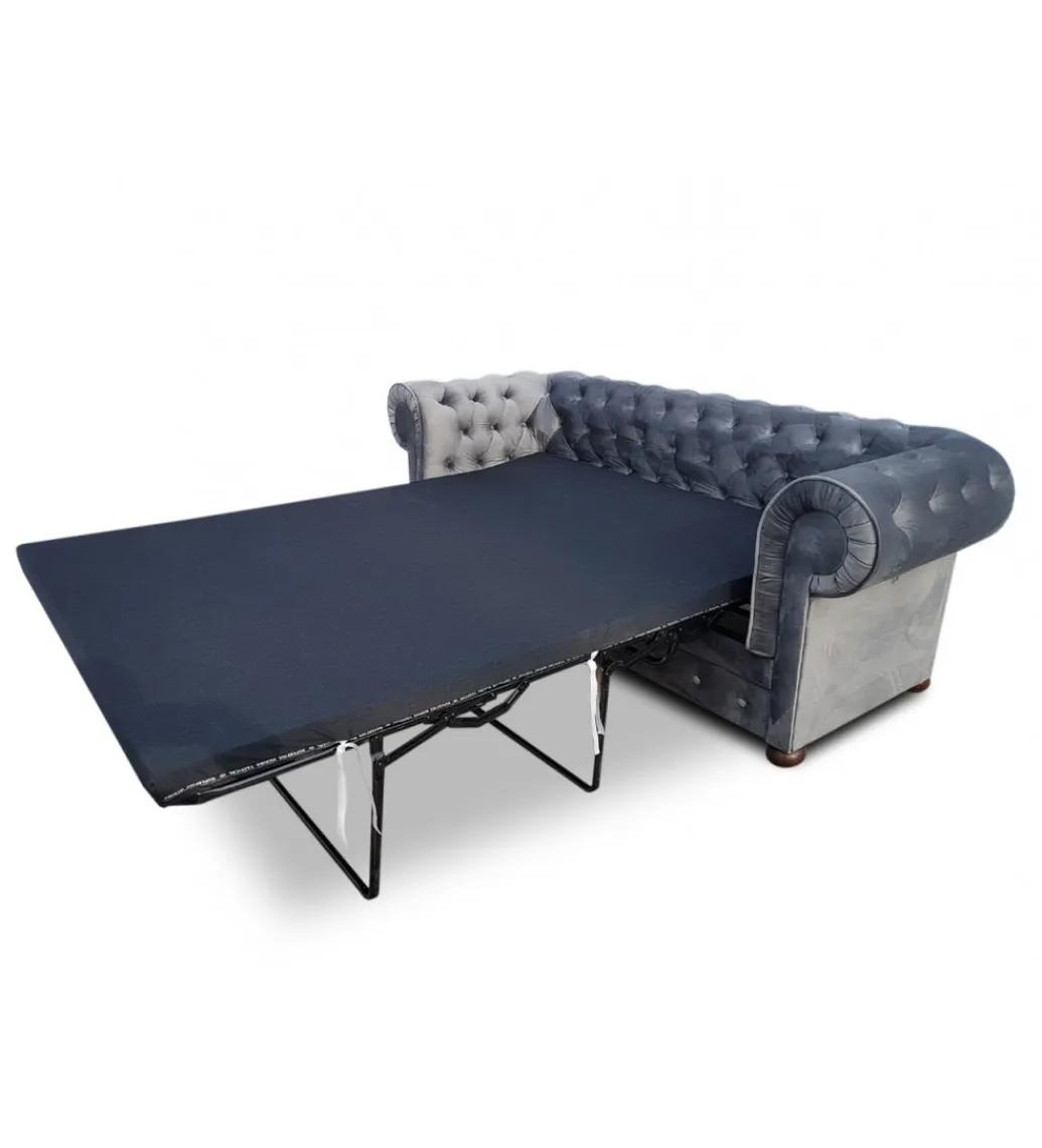 Zona-Design Sofa Chesterfield BAROZZI Modern Barock Clasic z funkcją spania