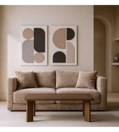 Zona-Design Sofa dwuosobowa MEFO 165 cm terakota