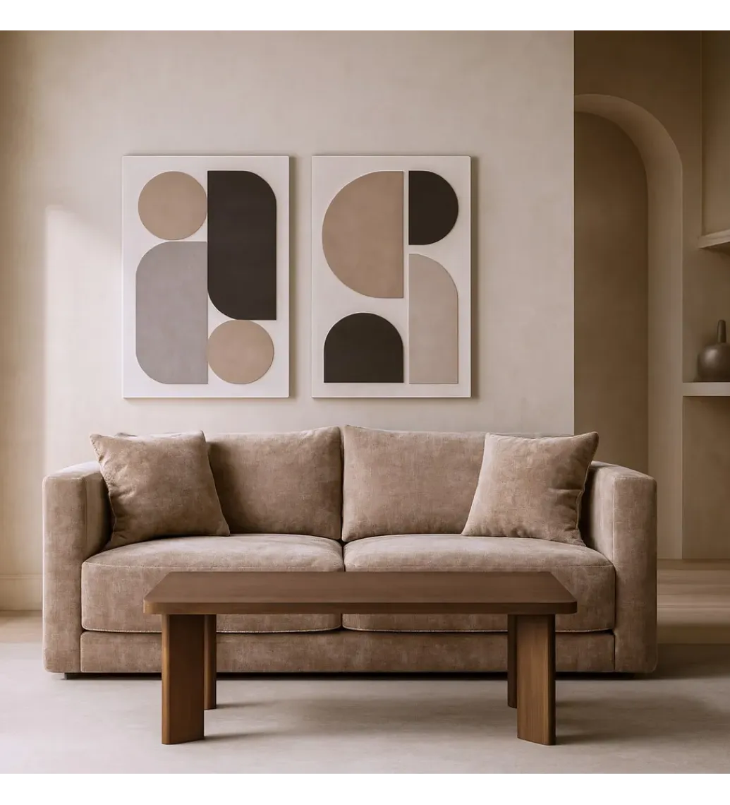Zona-Design Sofa dwuosobowa MEFO 165 cm terakota