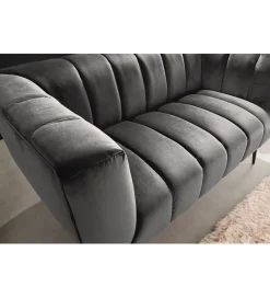 Invicta Interior - przedsprzedaż Sofa dwuosobowa Scarlett 165 cm szara