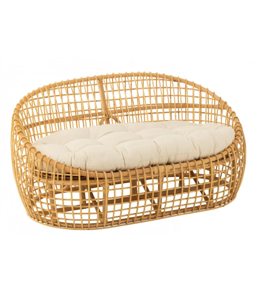 J-Line Sofa ELISE 137 cm rattan