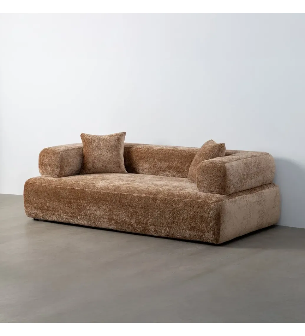 DENZO Sofa GATAR 230 cm ochra