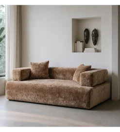 DENZO Sofa GATAR 230 cm ochra