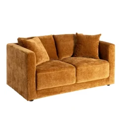 Zona-Design Sofa MODERN BAROCK 240 cm aksamitna musztardowo-żółta