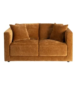 Zona-Design Sofa MODERN BAROCK 240 cm aksamitna musztardowo-żółta