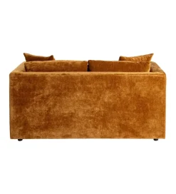 Zona-Design Sofa MODERN BAROCK 240 cm aksamitna musztardowo-żółta