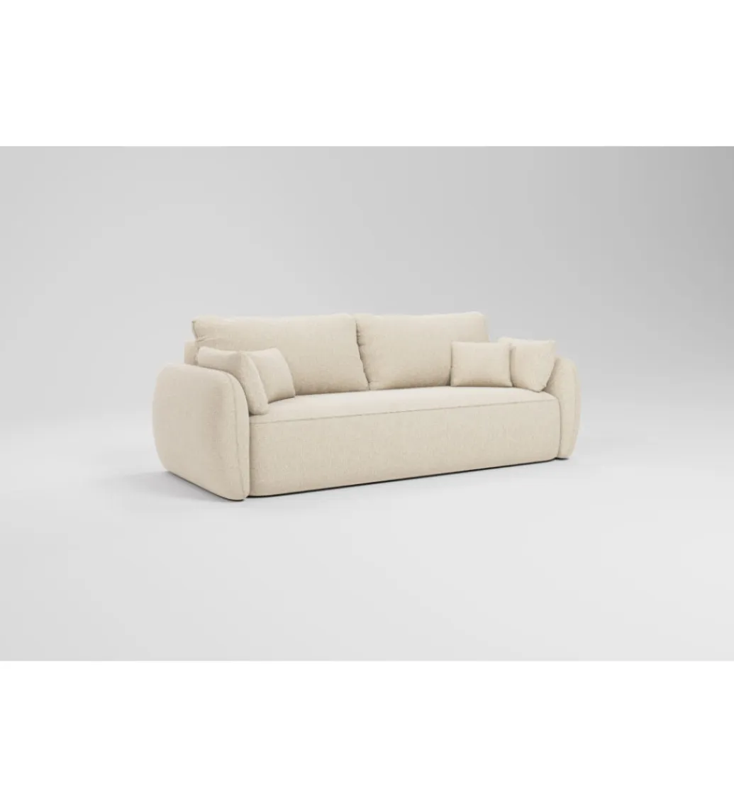 Comforteo Sofa MORETTI 238 cm z funkcją spania z pojemnikiem na pościel