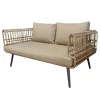 Zona-Design Sofa ogrodowa ARIKI 161 cm naturalna szara