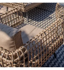 Zona-Design Sofa ogrodowa ARIKI 161 cm naturalna szara