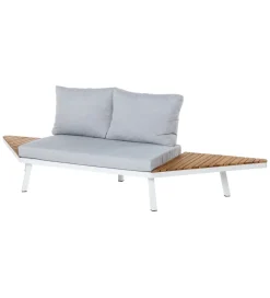Zona-Design Sofa ogrodowa SASKIA 260 cm drewno akacja nogi białe
