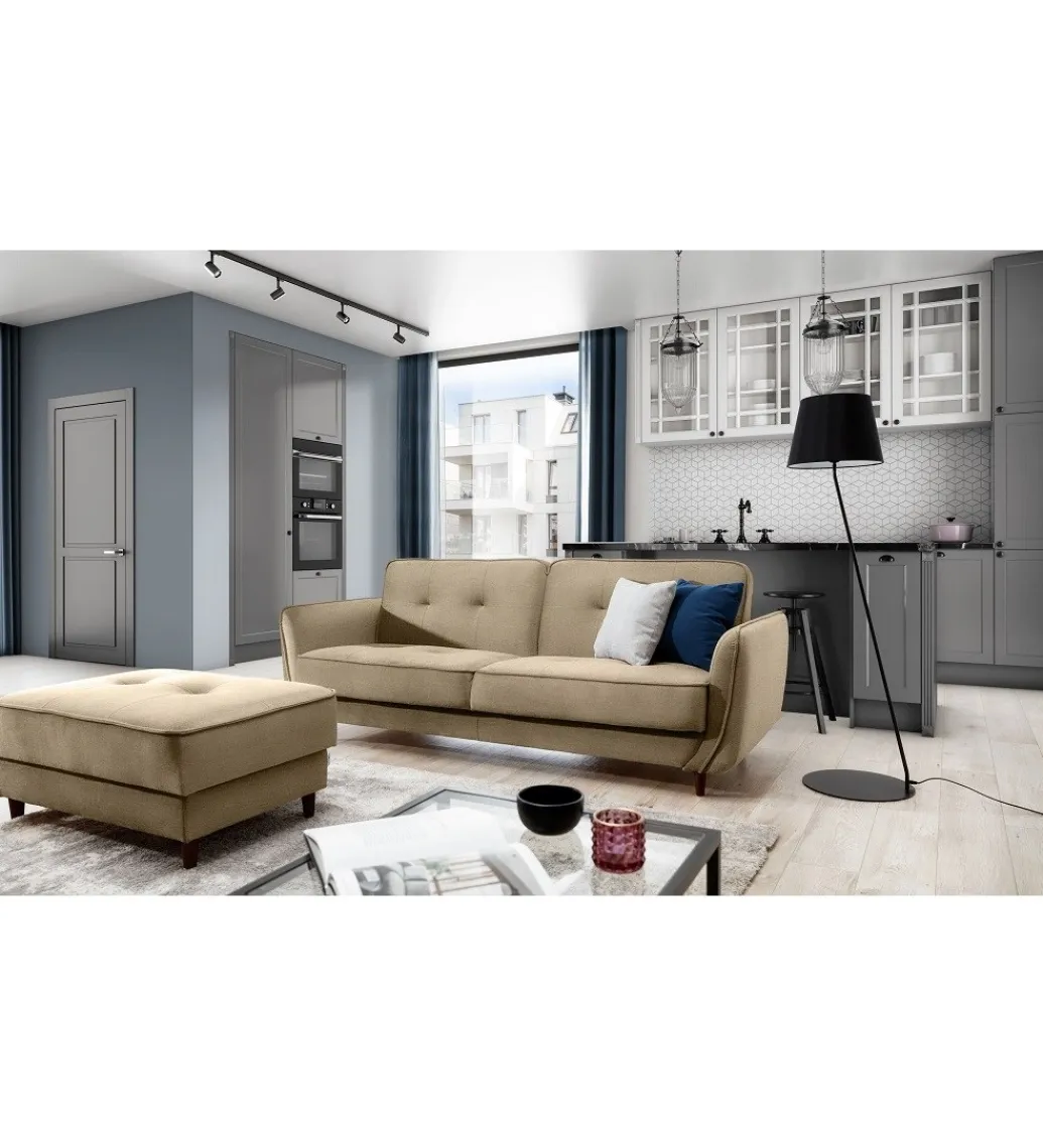 ELTAP Sofa rozkładana BELLIS 220 cm z funkcją spania