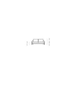 Wersal Sofa rozkładana GLOSSY 223 cm z funkcją spania