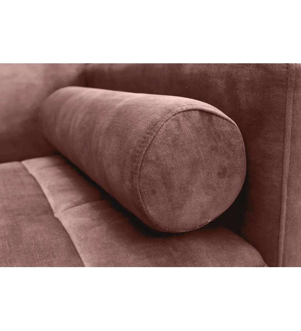 Invicta Interior - przedsprzedaż Sofa rozkładana MANILLA 196 cm różowa