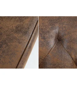 Invicta Interior Sofa rozkładana RAYAN 220 cm antyczny brąz