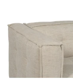 DENZO Sofa SIBARIS 218 cm beżowa