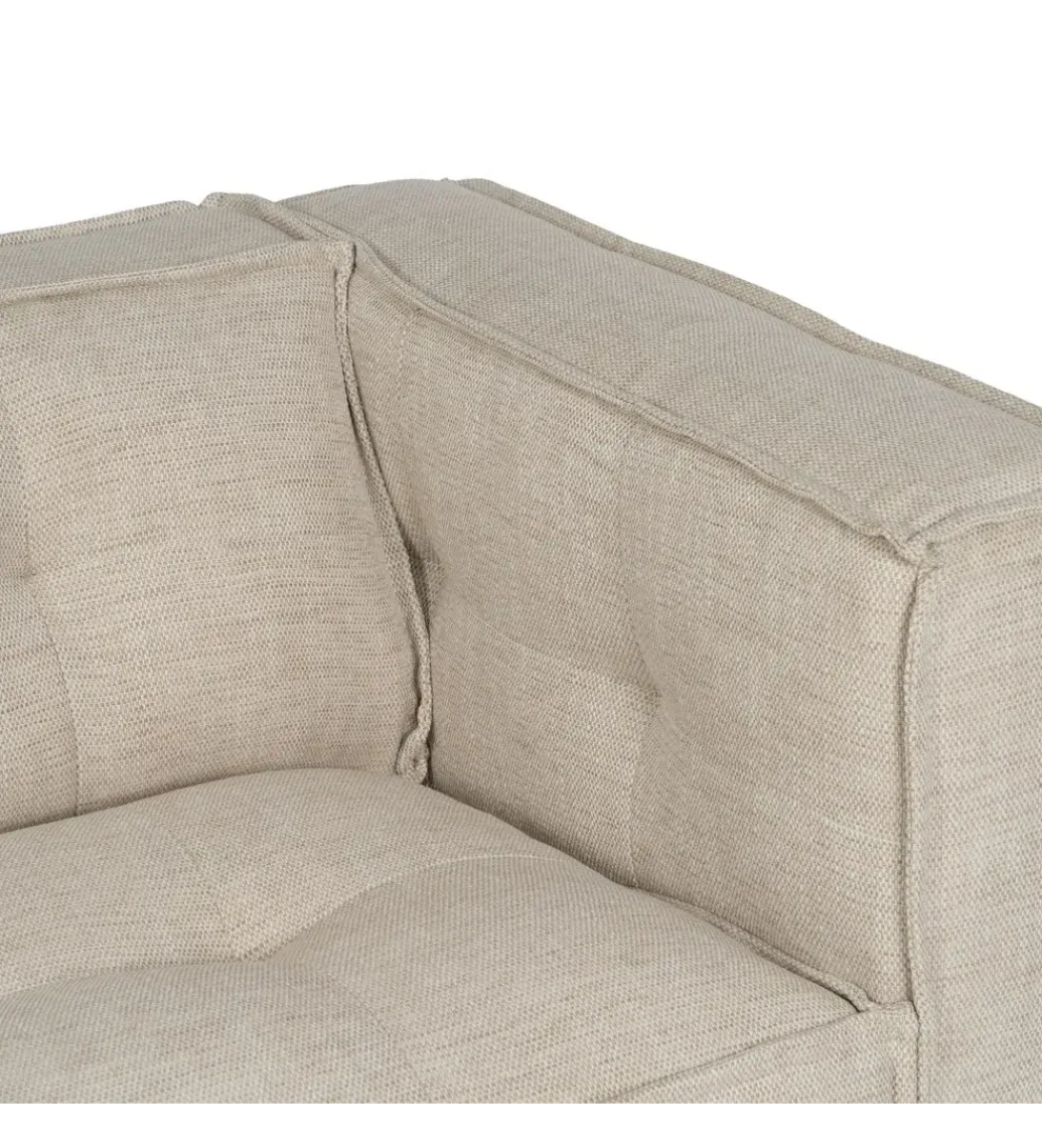 DENZO Sofa SIBARIS 218 cm beżowa
