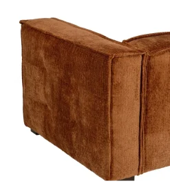 DENZO Sofa SIBARIS 218 cm ceglasta