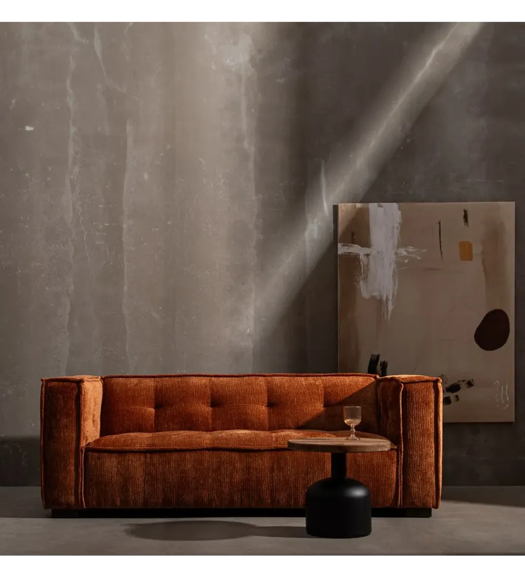 DENZO Sofa SIBARIS 218 cm ceglasta