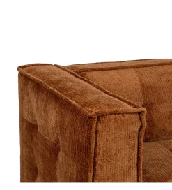 DENZO Sofa SIBARIS 218 cm ceglasta